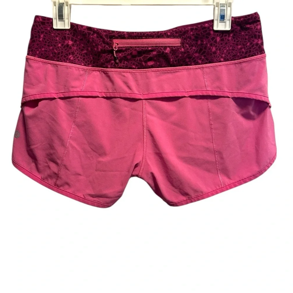 LULULEMON PINK SHORTS SZ 6 - Picture 4 of 6